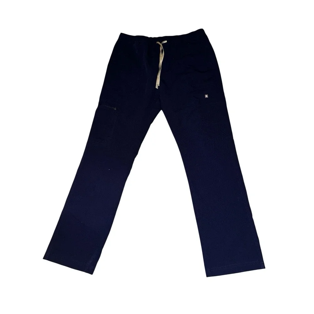 Men's Figs Navy Blue Technical Collection Scrub Pants L Healthcare‎ Nursing